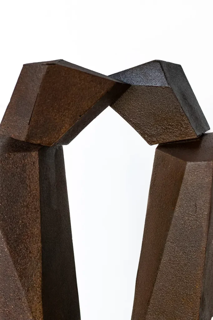 The Couple, sculpture acier David david