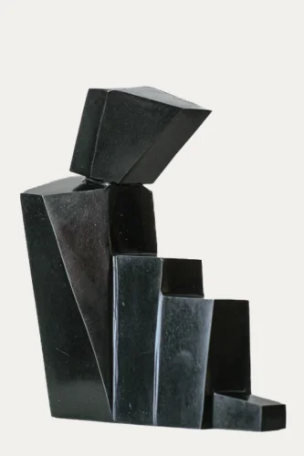 Echo Muet Bronze Patinée Noir